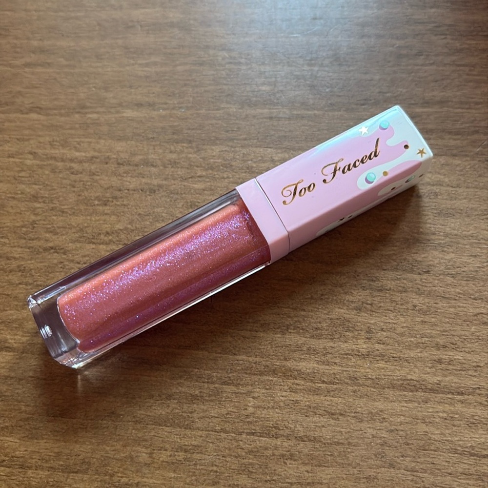 Too Faced High Shine Sparkling Lip Gloss Ginger Snap